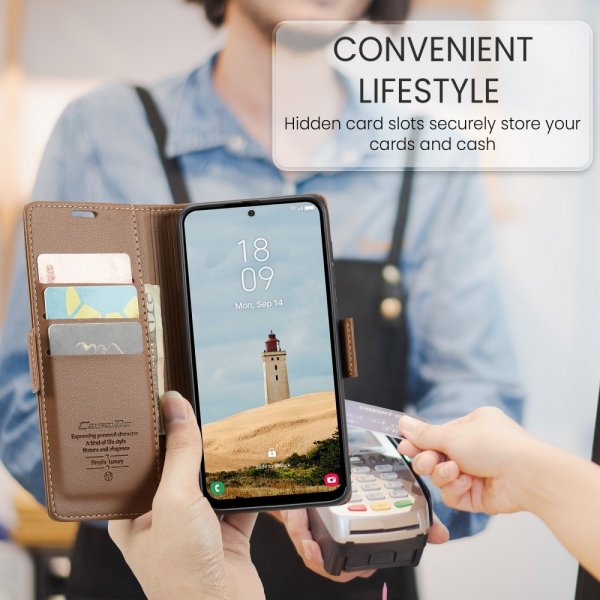 CaseMe Samsung Galaxy A36 Etui 023 Series Brun