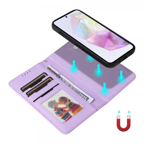 Betopnice Samsung Galaxy A36 Etui Avtagbart Deksel 005 Lilla