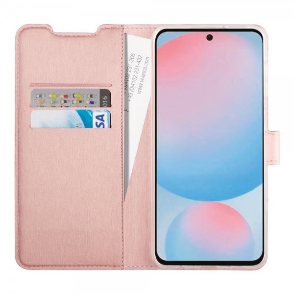 Vivanco Samsung Galaxy A36/Galaxy A56 Etui Classic Wallet Rosegull