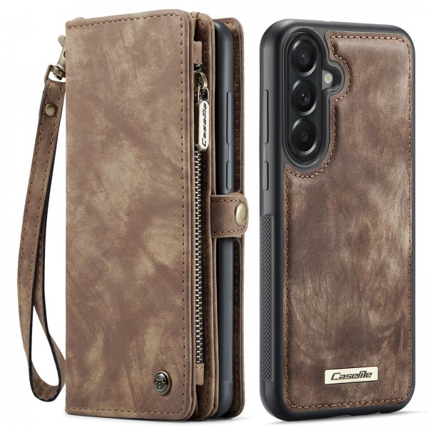CaseMe Samsung Galaxy A37 Etui 008 Series Avtakbart Deksel Brun