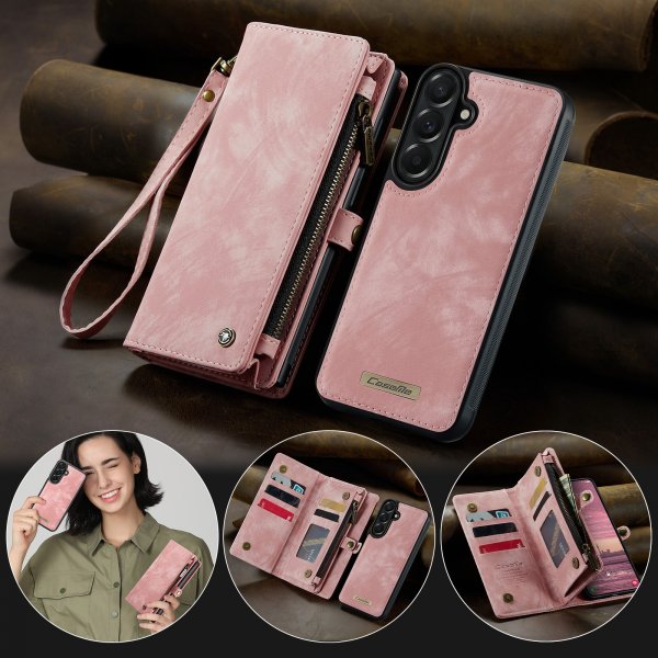 CaseMe Samsung Galaxy A37 Etui 008 Series Avtakbart Deksel Rosa