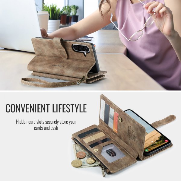 CaseMe Samsung Galaxy A37 Etui C30 Series Brun