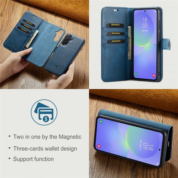 Dg.Ming Samsung Galaxy A37 Etui Avtagbart Deksel Blå