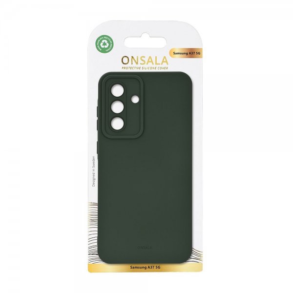 Onsala Samsung Galaxy A37 Deksel Silicone Touch Olive Green