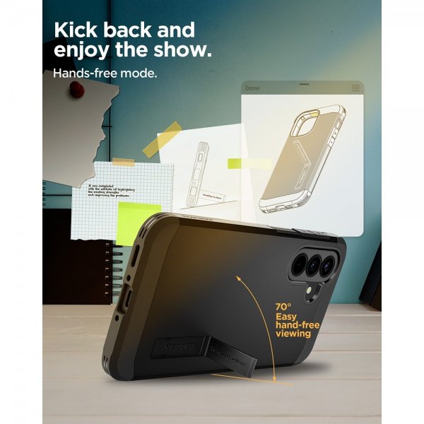 Spigen Samsung Galaxy A37 Deksel Tough Armor Svart