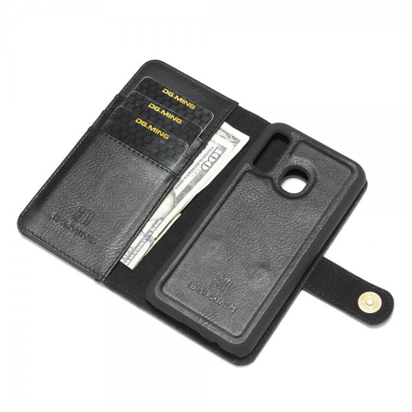Dg.Ming Samsung Galaxy A40 Etui Löstagbart Deksel Svart