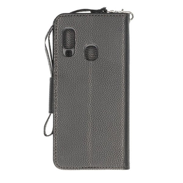 Samsung Galaxy A40 Etui med Stativ Svart