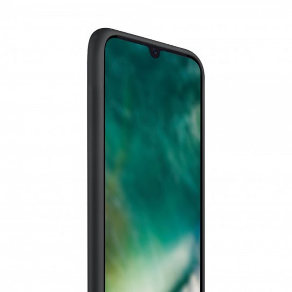 Xqisit Samsung Galaxy A41 Deksel Silikoni Case Svart