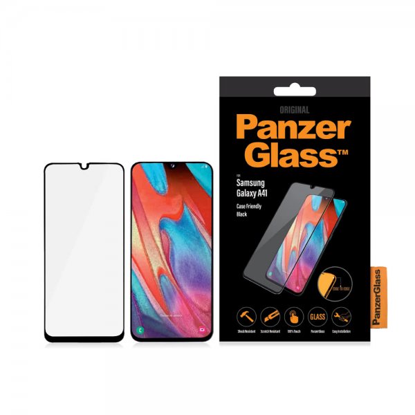 PanzerGlass Samsung Galaxy A41 Skjermbeskytter CaseFriendly Edge-to-Edge
