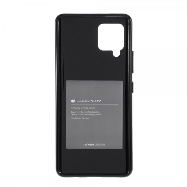 Mercury Samsung Galaxy A42 5G Deksel Jelly Glitter Svart