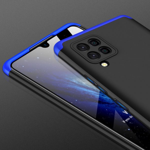 GKK Samsung Galaxy A42 5G Deksel Tredelt Svart Blå
