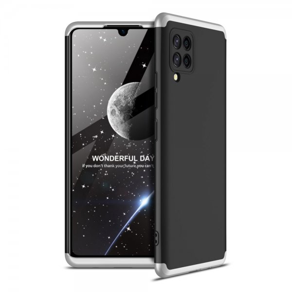 GKK Samsung Galaxy A42 5G Deksel Tredelt Svart Sølv