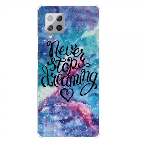 Samsung Galaxy A42 5G Deksel Motiv Never Stop Dreaming