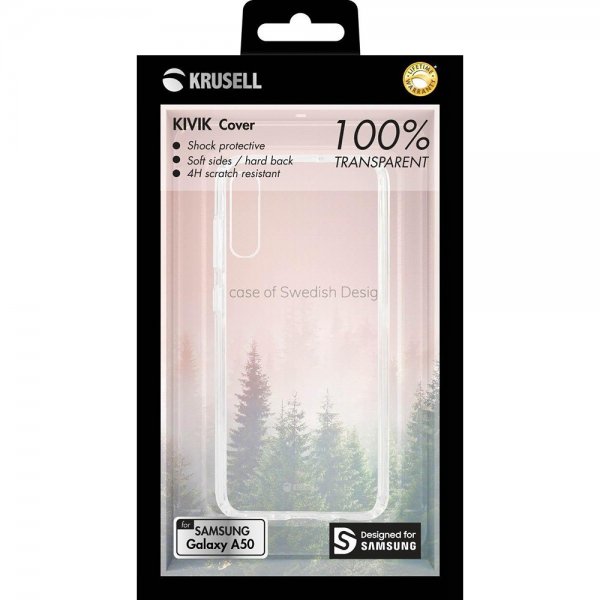 Krusell Samsung Galaxy A50 Deksel Kivik Cover Transparent
