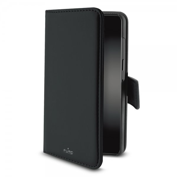 Puro Samsung Galaxy A51 Etui Wallet Detachable 2 in 2 Svart