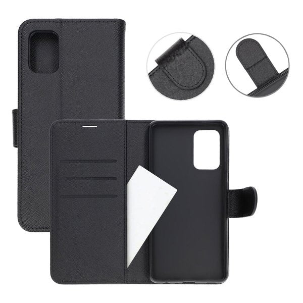 Samsung Galaxy A51 Etui 3 Kortlomme Svart