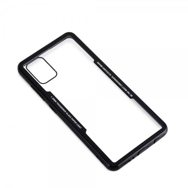 Gear Samsung Galaxy A51 Deksel Herdet Glass Svart