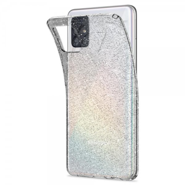 Spigen Samsung Galaxy A51 Deksel Liquid Crystal Glitter Crystal Quartz