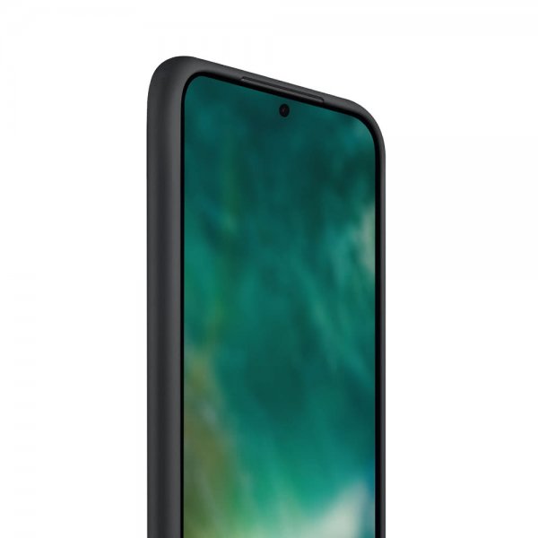 Xqisit Samsung Galaxy A51 Deksel Silikoni Case Svart