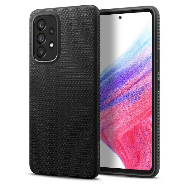 Spigen Samsung Galaxy A53 5G Deksel Liquid Air Matte Black