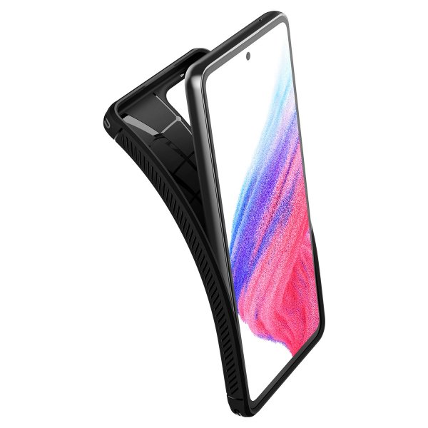 Spigen Samsung Galaxy A53 5G Deksel Rugged Armor Matte Black