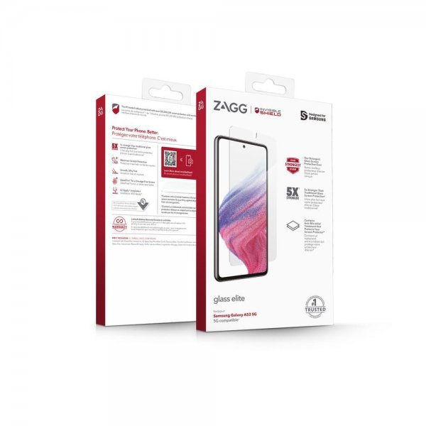 Zagg InvisibleShield Samsung Galaxy A53 5G Skjermbeskytter Glass Elite