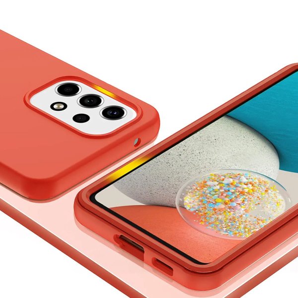 Rvelon Samsung Galaxy A53 5G Deksel Silikon Rosa