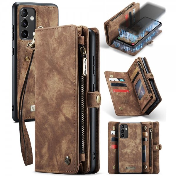CaseMe Samsung Galaxy A54 5G Etui 008 Series Avtakbart Deksel Brun