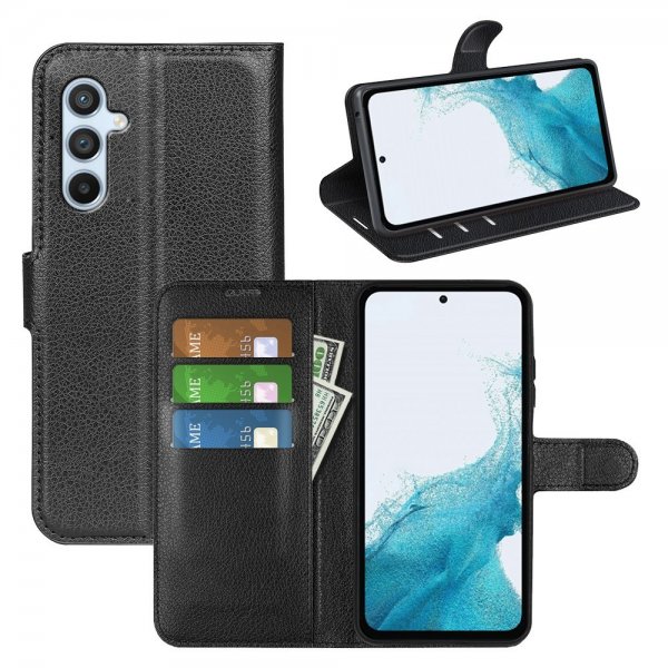 Nordic Covers Samsung Galaxy A54 5G Etui Litchi Raven Black