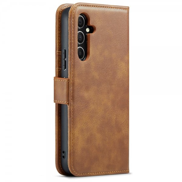 Dg.Ming Samsung Galaxy A54 5G Etui Avtagbart Deksel Brun