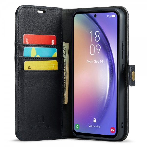 Dg.Ming Samsung Galaxy A54 5G Etui Avtagbart Deksel Svart