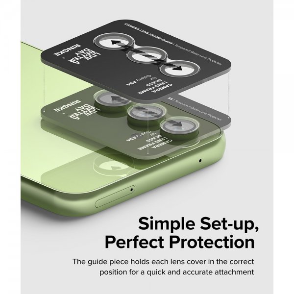Ringke Samsung Galaxy A54 5G Kamerabeskytter Camera Lens Frame Svart