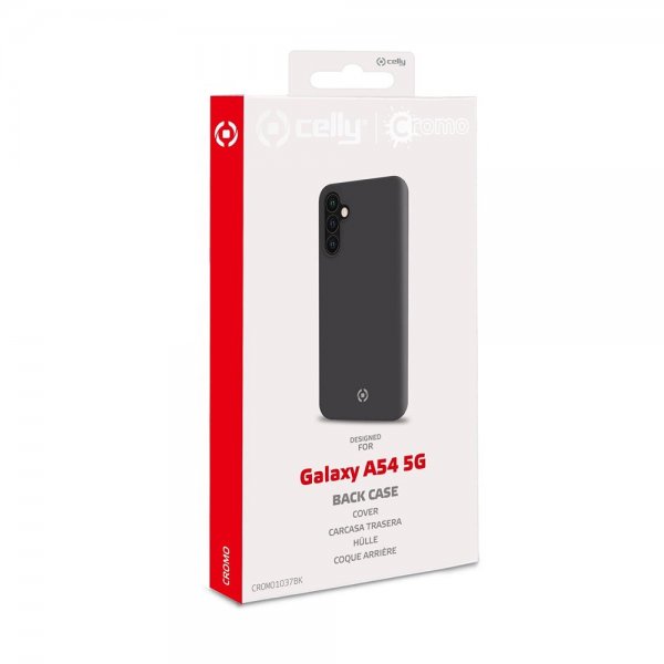 Celly Samsung Galaxy A54 5G Deksel CROMO Svart