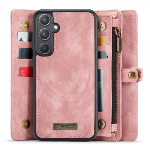 CaseMe Samsung Galaxy A55 Etui 008 Series Avtakbart Deksel Rosa
