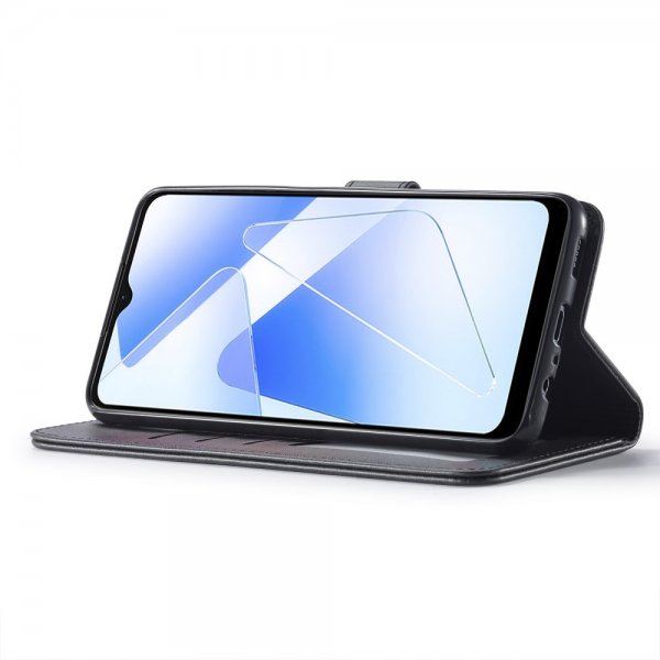 Lc.Imeeke Samsung Galaxy A55 Etui med Kortlomme stativfunksjon Svart