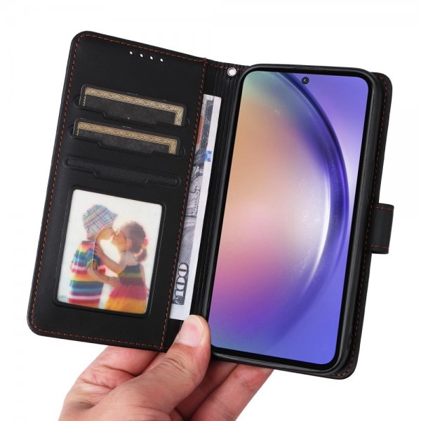 Betopnice Samsung Galaxy A55 Etui Avtagbart Deksel 005 Svart