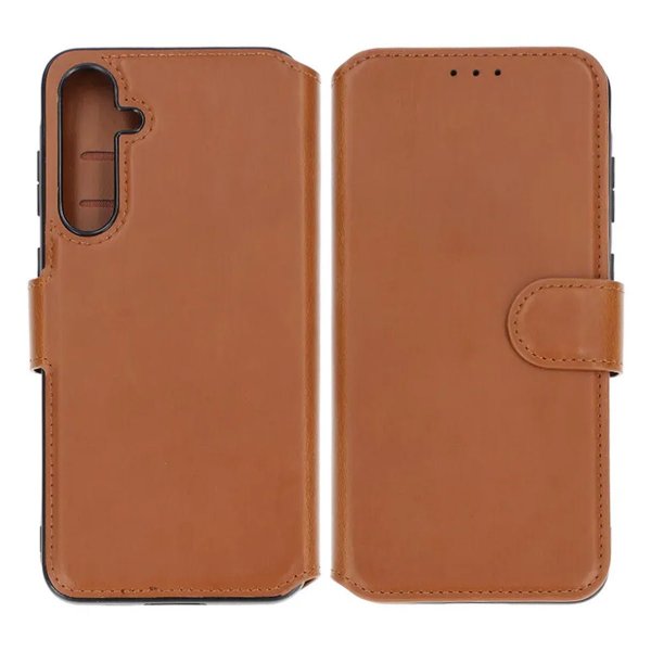 Rvelon Samsung Galaxy A55 Etui 4 Kortlomme Brun