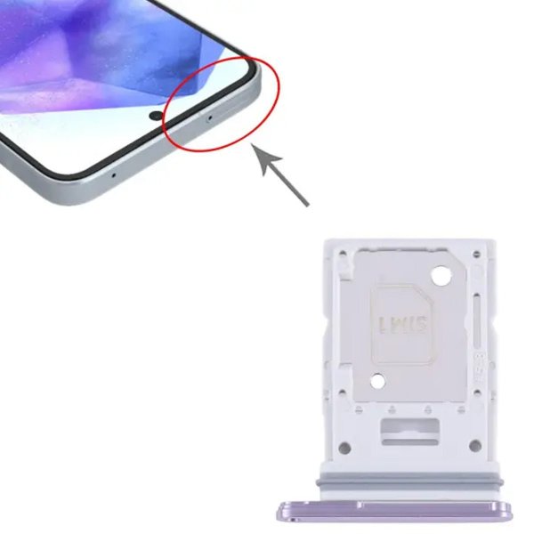 Samsung Galaxy A55 SIM-kortholder - lilla