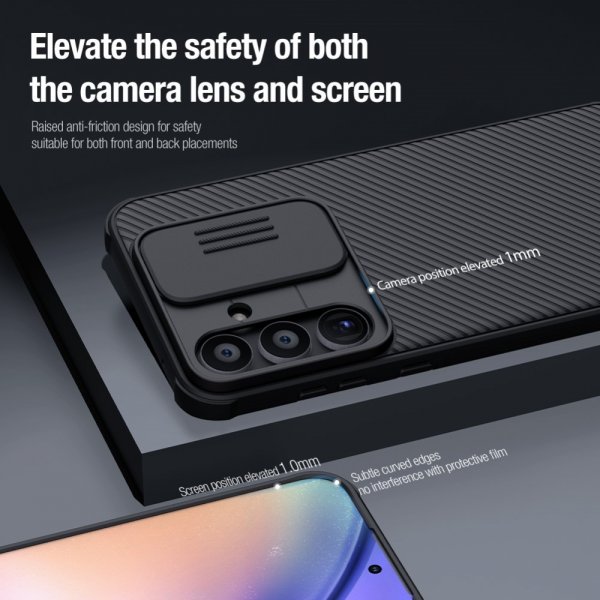 Nillkin Samsung Galaxy A55 Deksel CamShield Pro Svart