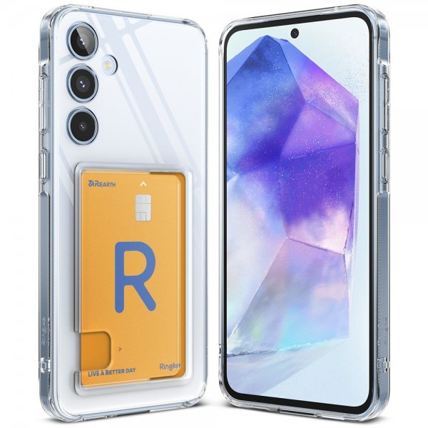 Ringke Samsung Galaxy A55 Deksel Fusion Card Clear