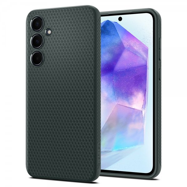 Spigen Samsung Galaxy A55 Deksel Liquid Air Abyss Green