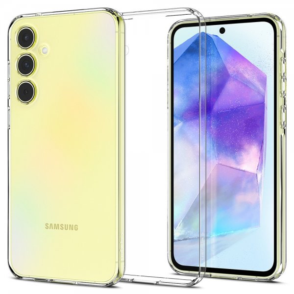 Spigen Samsung Galaxy A55 Deksel Liquid Crystal Crystal Clear