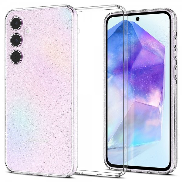 Spigen Samsung Galaxy A55 Deksel Liquid Crystal Glitter Crystal Quartz