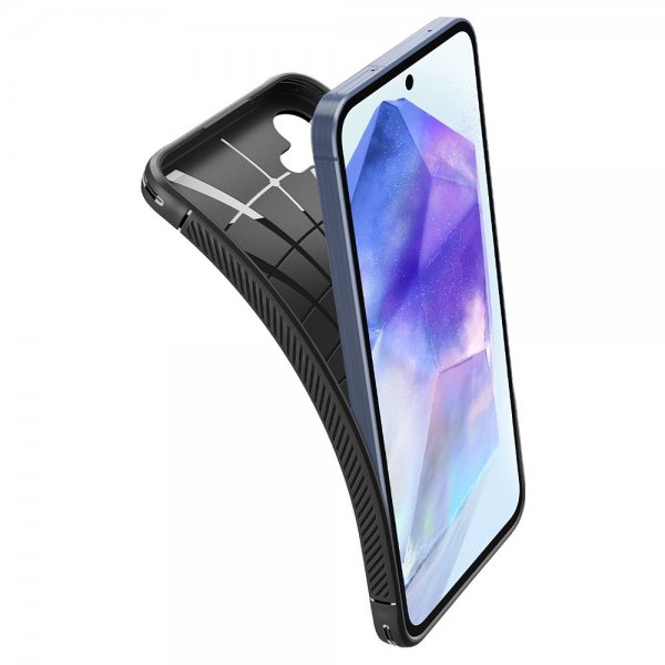 Spigen Samsung Galaxy A55 Deksel Rugged Armor Matte Black