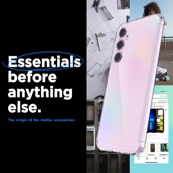 Spigen Samsung Galaxy A55 Deksel Ultra Hybrid Crystal Clear