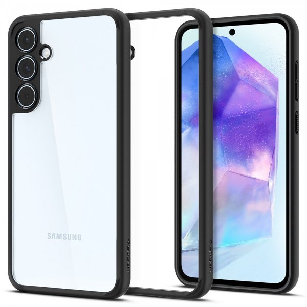 Spigen Samsung Galaxy A55 Deksel Ultra Hybrid Matte Black