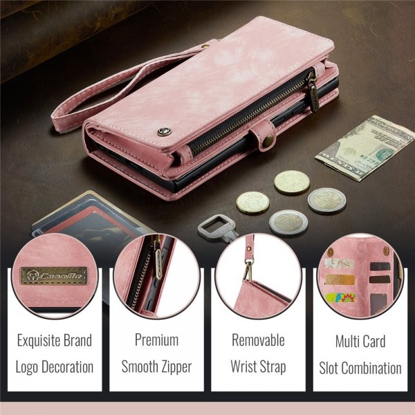 CaseMe Samsung Galaxy A56 Etui 008 Series Avtakbart Deksel Rosa