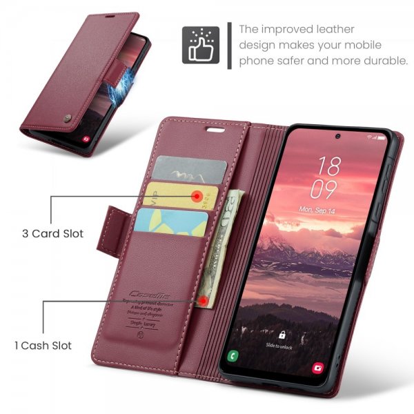 CaseMe Samsung Galaxy A56 Etui 023 Series Rød
