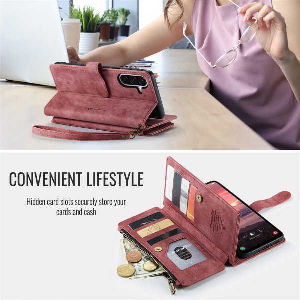 CaseMe Samsung Galaxy A56 Etui C30 Series Rød