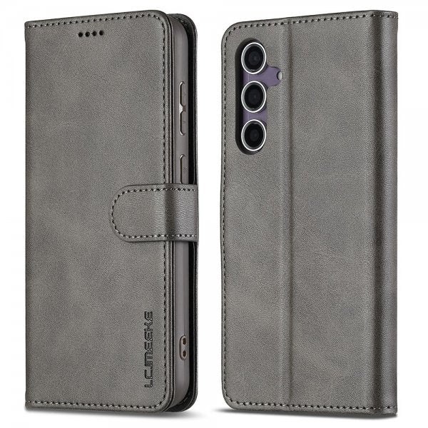 Lc.Imeeke Samsung Galaxy A56 Etui med Kortlomme stativfunksjon Grå